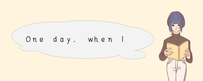One day, when I was working as a psycholog
